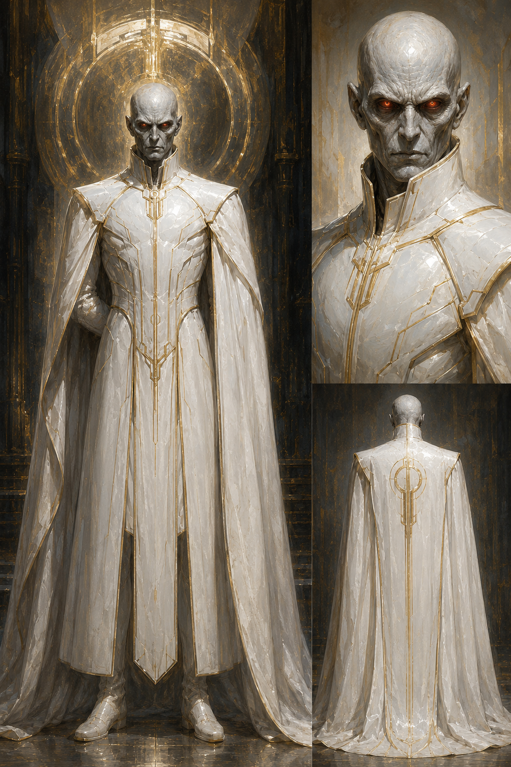 Portrait of Grey emperor